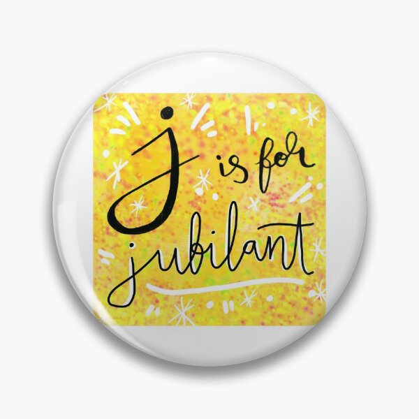 Item preview, J is for Jubilant: alphabet doodle design  designed and sold by Hannah's  Doodles.