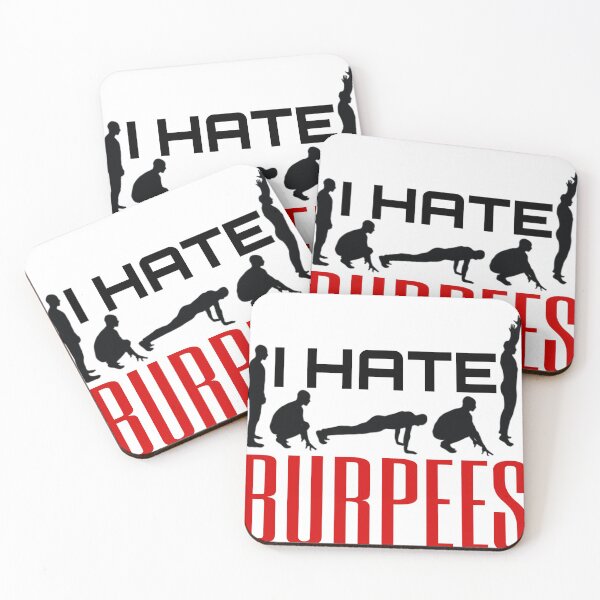 Item preview, I Hate Burpees designed and sold by AthleticWolves.