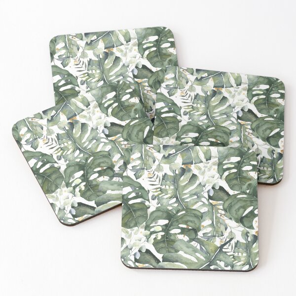 Item preview, Watercercolor Monstera And Eucalyptus Botanical Garden Pattern Nightgarden designed and sold by UtArt.