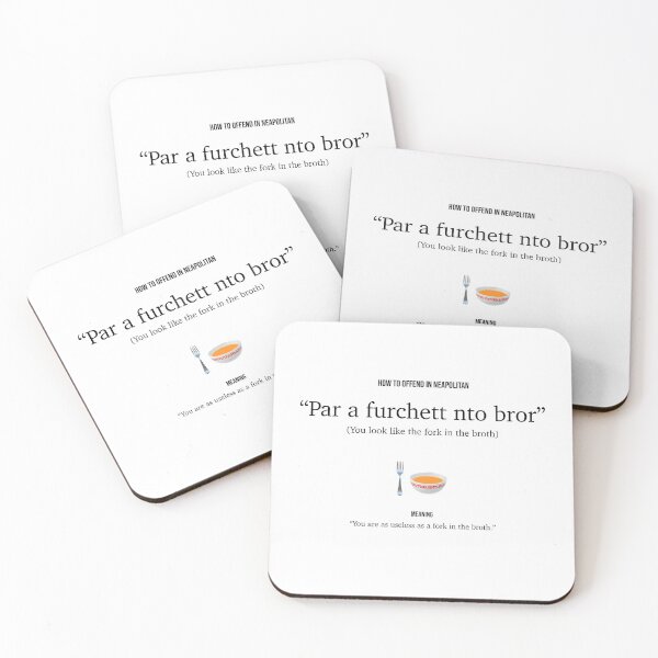 Item preview, How to offend in Neapolitan: "Par a furchett nto bror" designed and sold by giada-ciotola.