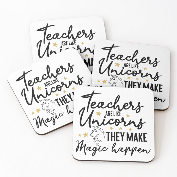 Item preview, Teachers are like unicorns they make magic happen designed and sold by shirtart shop.