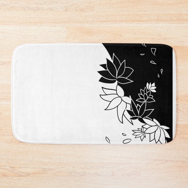 Item preview, Black&white floral pattern designed and sold by Chino20.