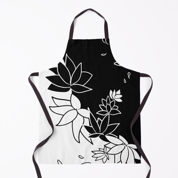 Item preview, Black&white floral pattern designed and sold by Chino20.