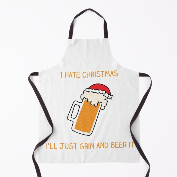 Item preview, I hate Christmas, fun beer pun designed and sold by IceCreamCat.