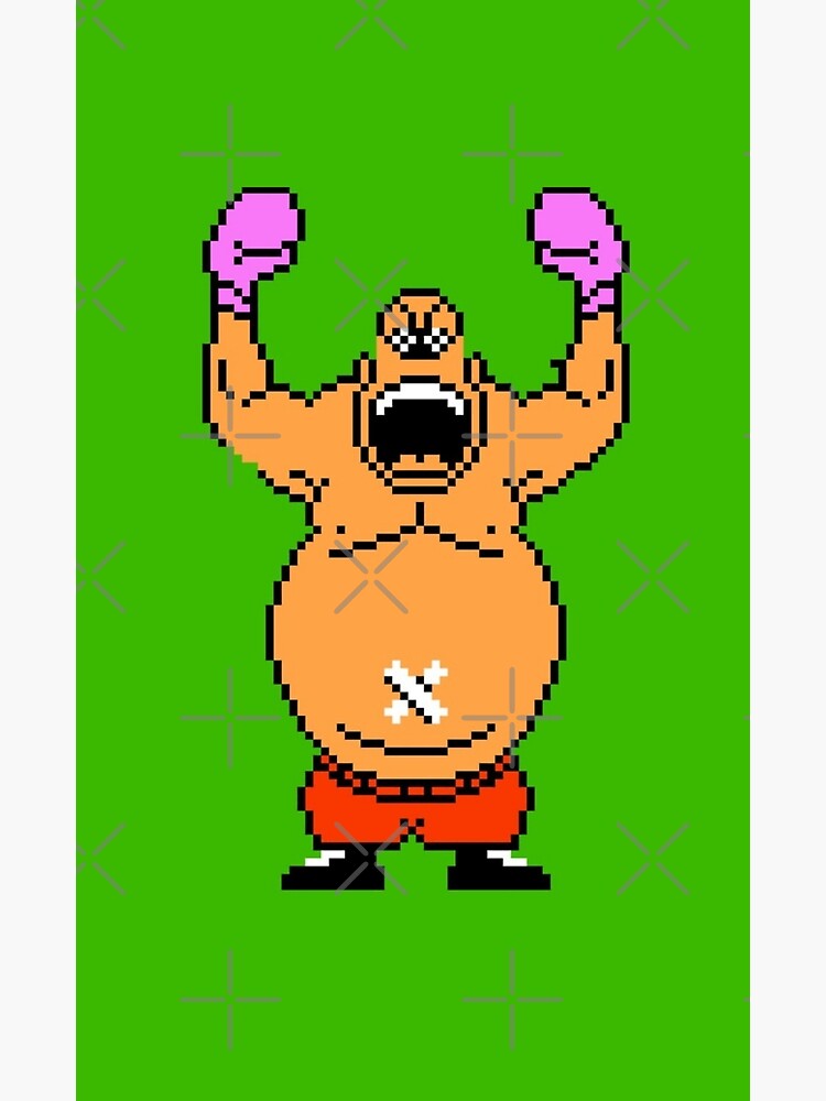 "King Hippo Punch Out" Poster by TaoJones42 Redbubble