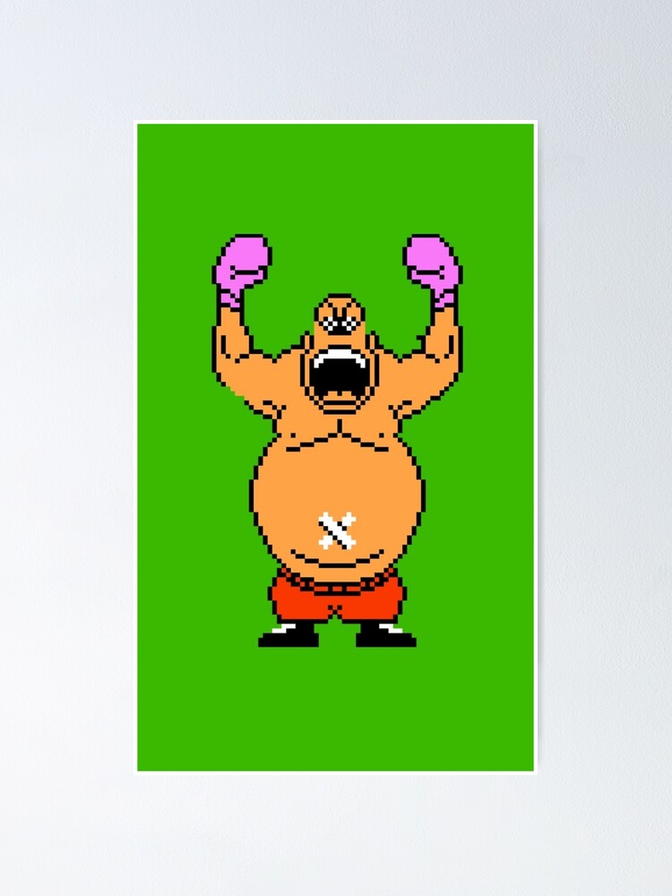"King Hippo Punch Out" Poster by TaoJones42 Redbubble