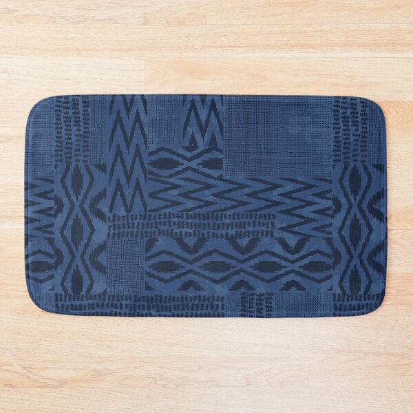 Item preview, Indigo Patchwork designed and sold by MischiefMaven.