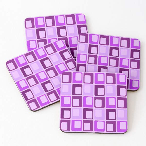 Item preview, Purple Retro Rectangles designed and sold by weirdAffect.