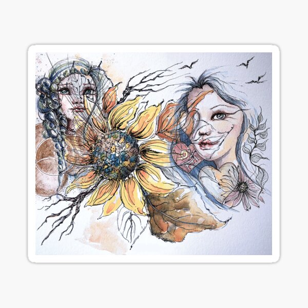 Dreamy Sunflower Sticker
