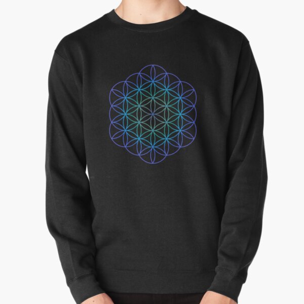 Item preview, Flower of life in blue designed and sold by PranKishori.
