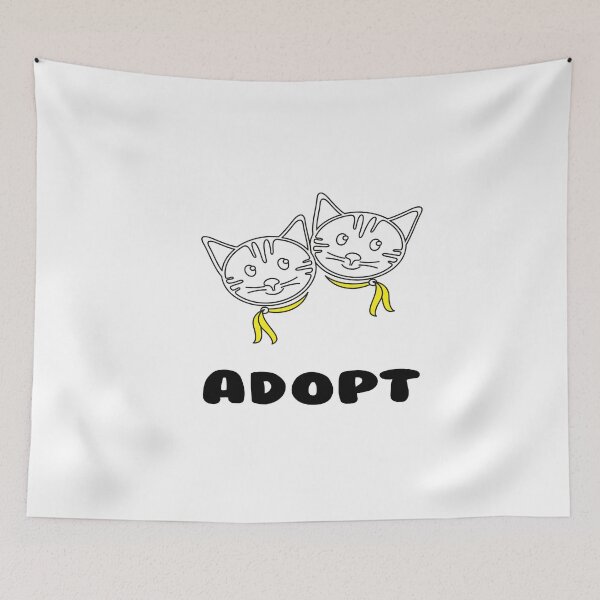 Item preview, Adopt cats designed and sold by Mode Tees.