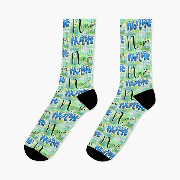 Item preview, N is for Nurture: alphabet doodle design  designed and sold by Hannah's  Doodles.