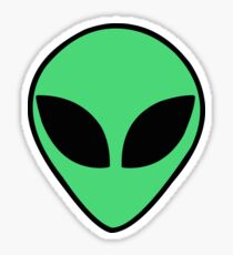 Alien head Sticker