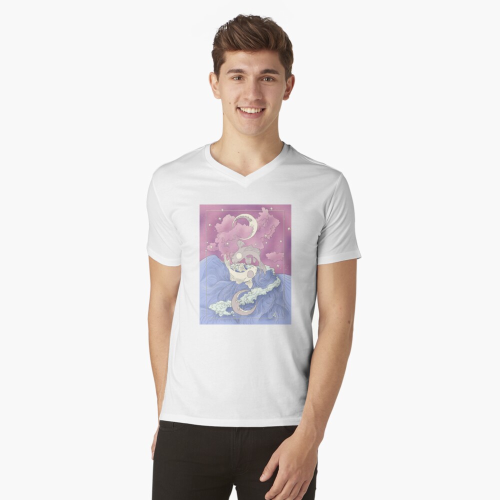 Item preview, V-Neck T-Shirt designed and sold by iypuff123.