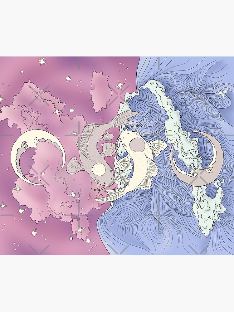 Tui and La, Moon and Ocean Spirits Art Nouveau by iypuff123