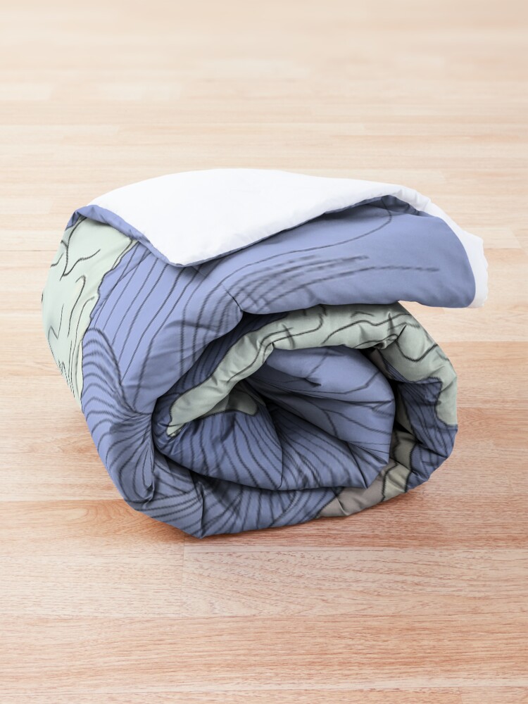 Alternate view of Tui and La, Moon and Ocean Spirits Art Nouveau Comforter