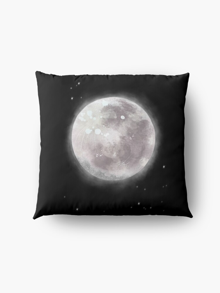 Alternate view of The Moon Floor Pillow