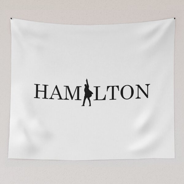 Item preview, Hamilton text logo masks and tee-shirts designed and sold by wiggy38.