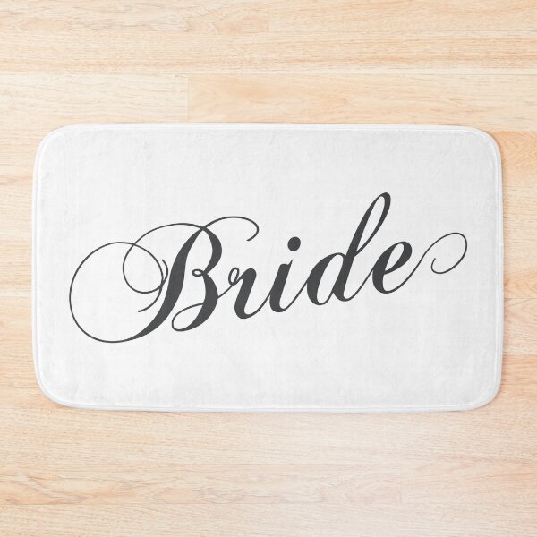 Item preview, Simple and Elegant Bride Typography designed and sold by Hommie9977.