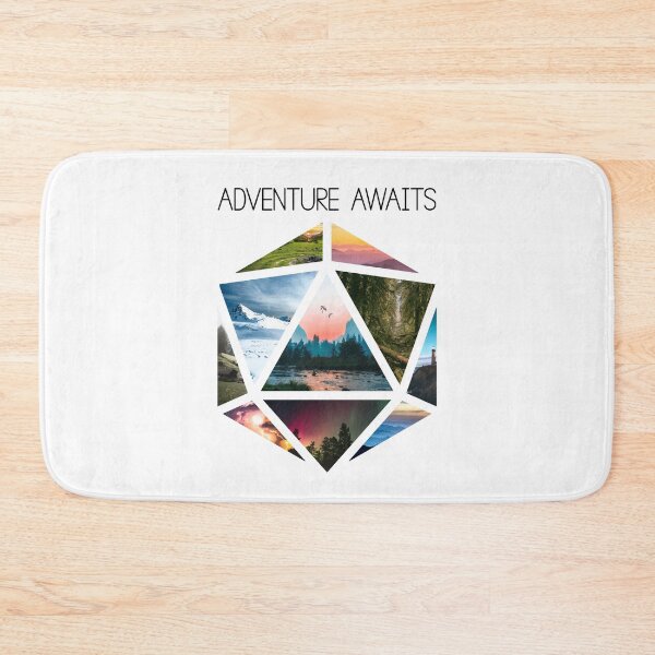 Item preview, Adventure Awaits D20 designed and sold by mizzalien.