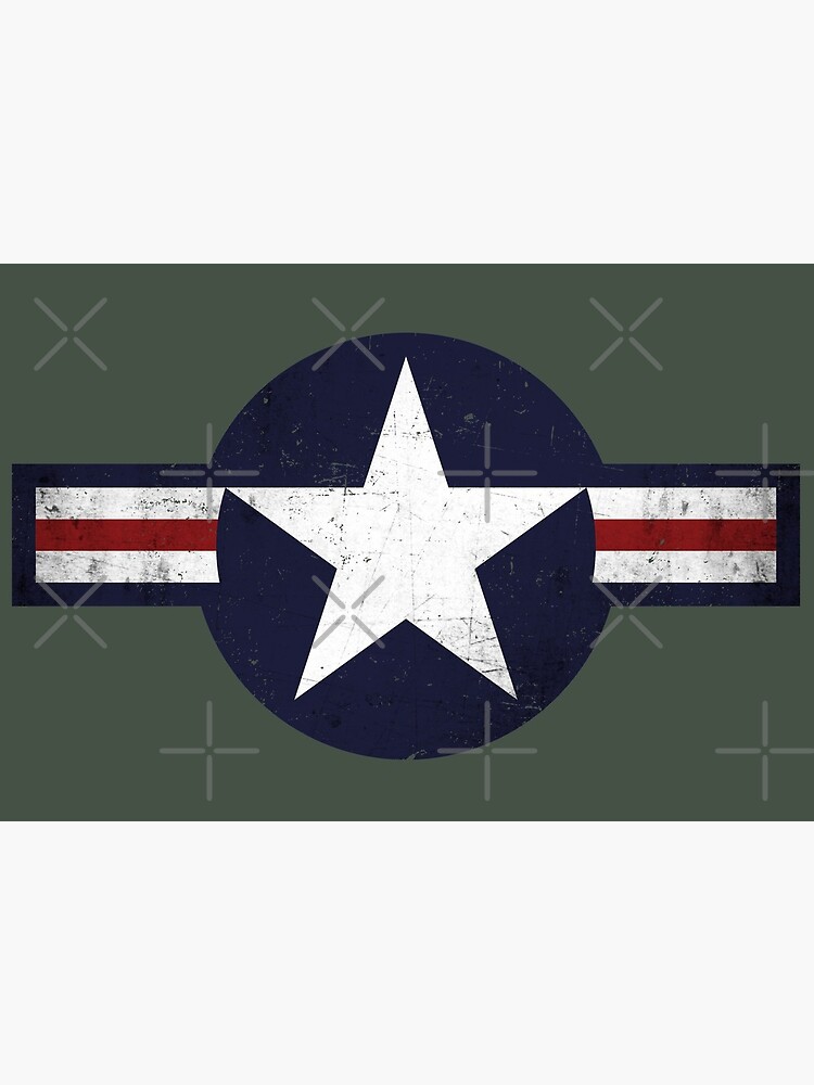 Roundel of the USAF distressed by Beltschazar
