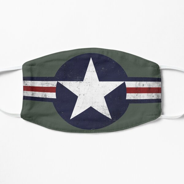 Roundel of the USAF distressed Mask