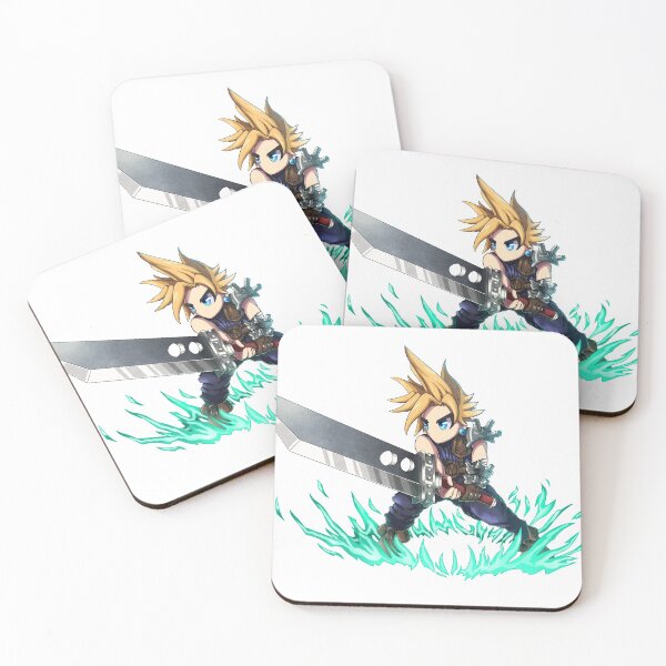 Item preview, Cloud FF7 Chibi  designed and sold by Hyrchurn.