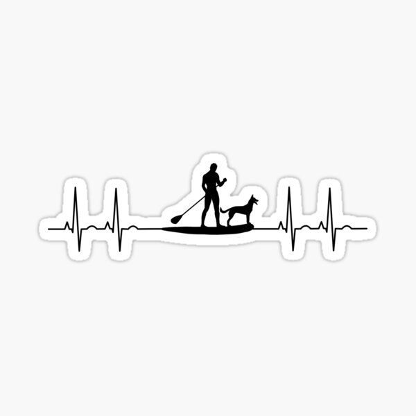 Aperçu de l'œuvre Cadeau pour les amoureux du Sup Stand Up Paddle créée et vendue par GikaDesigns.