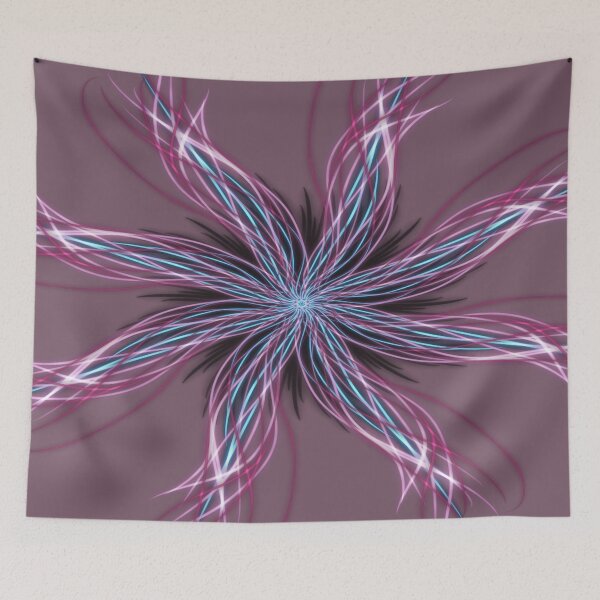 Item preview, Pink ribbons swirling all around at nightfall  designed and sold by busyBeanz.