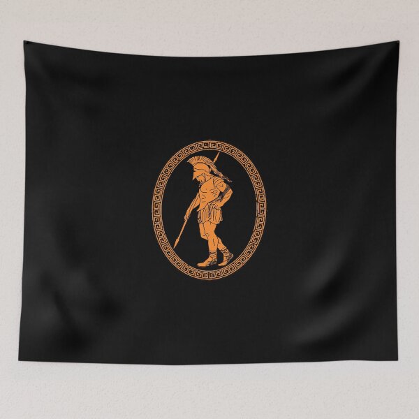 Item preview, Greek soldier - black designed and sold by ForgottenArts.