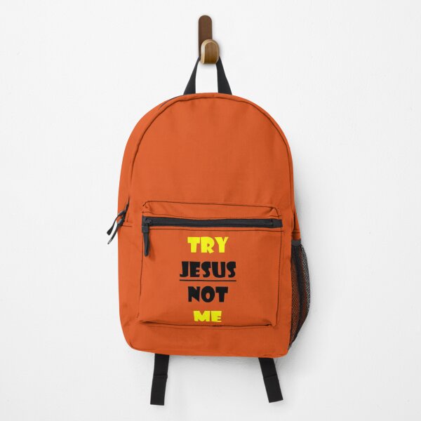 Item preview, Try jesus not me Funny Christian designed and sold by RUCZENO.