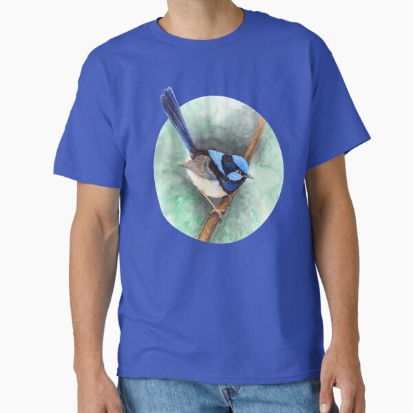 Item preview, Superb Blue Fairy-Wren by Nadya Neklioudova designed and sold by Nadya Neklioudova.
