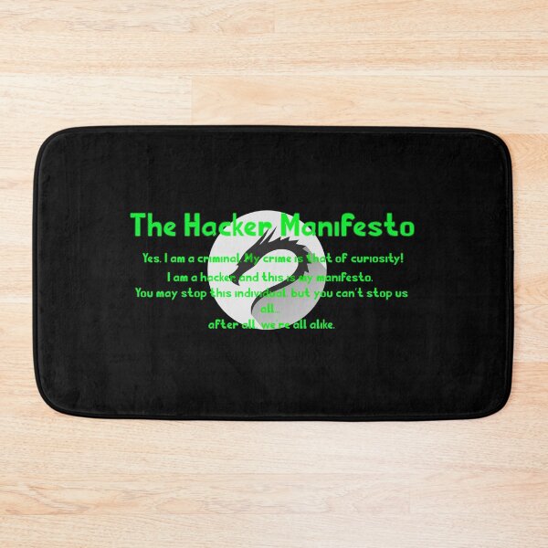 Item preview, The Hacker Manifesto (Kali linux logo) designed and sold by artifx.