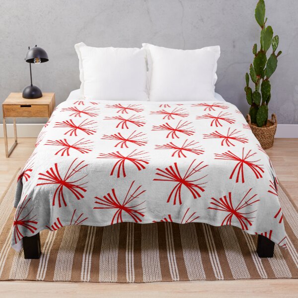 Item preview, Dandelion fluffy, red on white designed and sold by Momentumist.