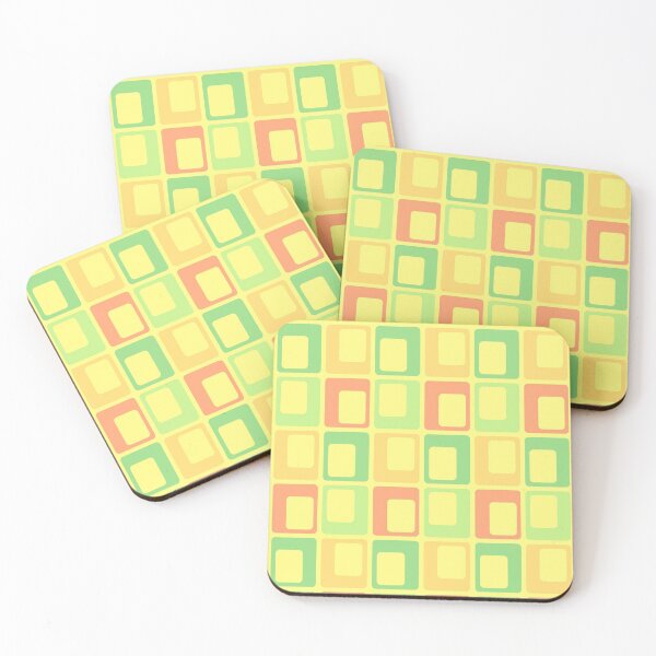 Item preview, Pastel Citrus Retro Rectangles designed and sold by weirdAffect.