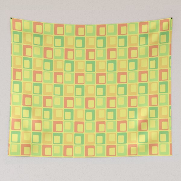 Item preview, Pastel Citrus Retro Rectangles designed and sold by weirdAffect.