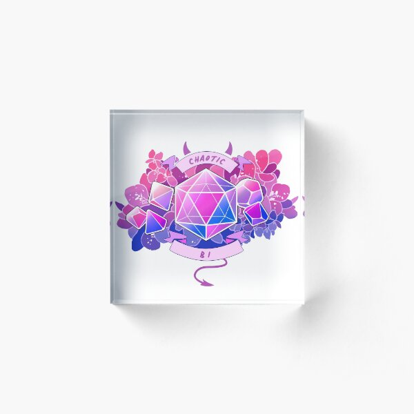 LGBT RPG - Chaotic Bi Acrylic Block