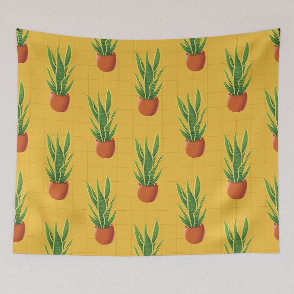 Item preview, Snake Plant - House Plant Seamless Pattern designed and sold by Teeline.