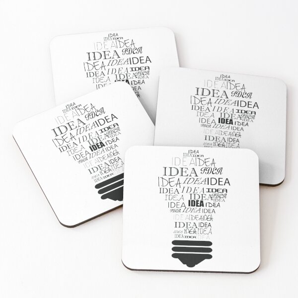 Item preview, idea text bulb mosaic designed and sold by Halalolo.