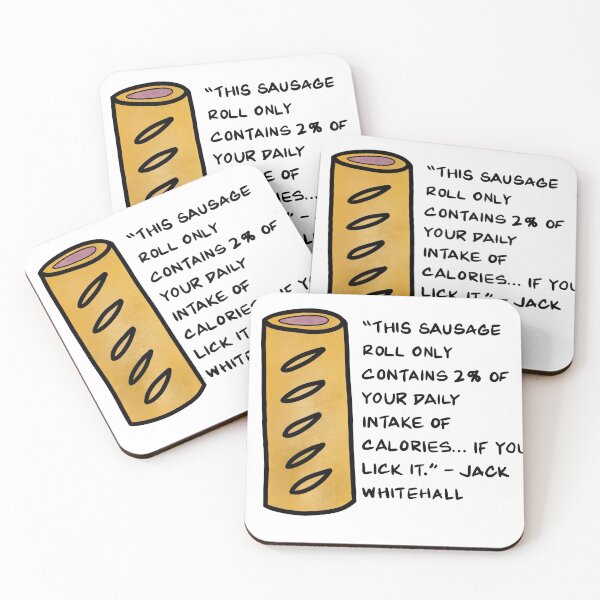 Item preview, Jack Whitehall Sausage Roll Quote  designed and sold by AliceThomson.