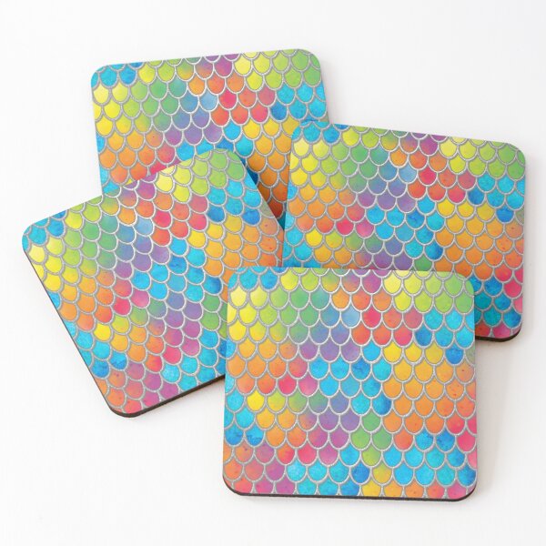 Item preview, Colorful Magical Mermaid Scales  designed and sold by maryedenoa.