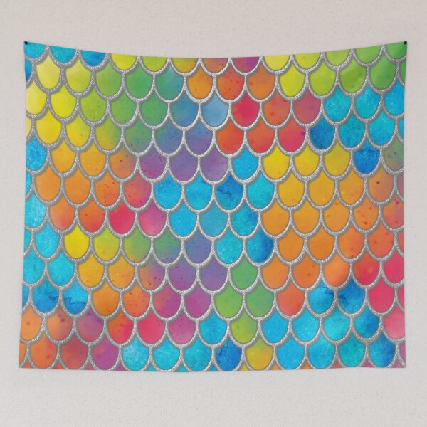 Item preview, Colorful Magical Mermaid Scales  designed and sold by maryedenoa.
