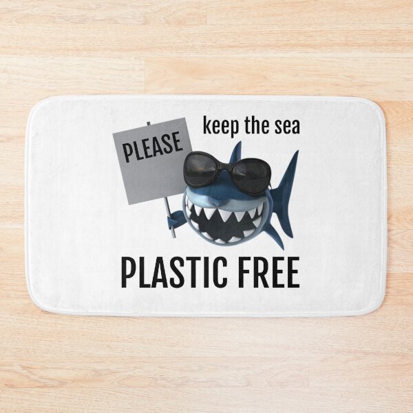 Item preview, stop ocean plastic pollution shark activist designed and sold by portrait4you.