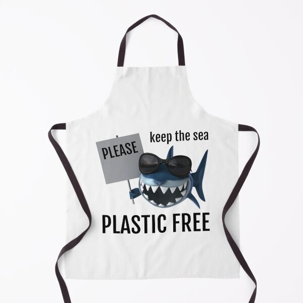 Item preview, stop ocean plastic pollution shark activist designed and sold by portrait4you.