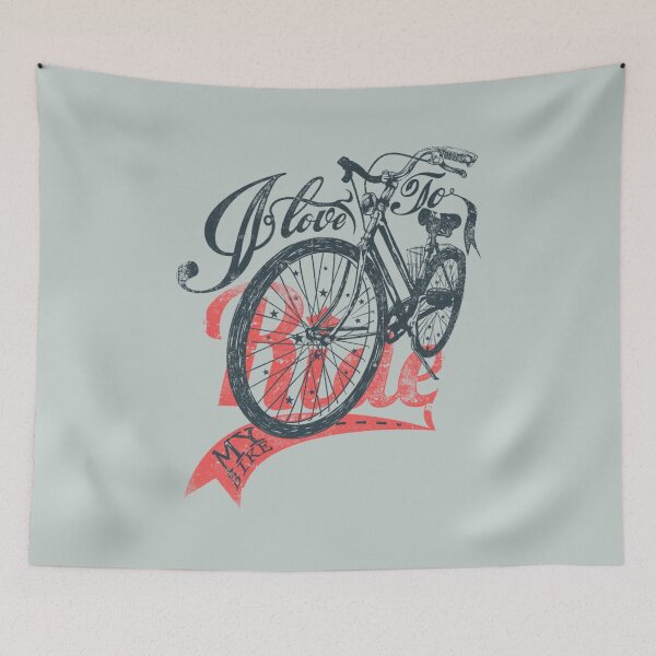 Item preview, I love to ride my bike - Awesome bicycle rider Gift designed and sold by Teenation9.