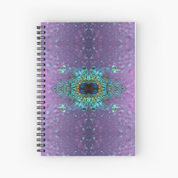 Silicon-Based Life Form - E5 Purple Spiral Notebook