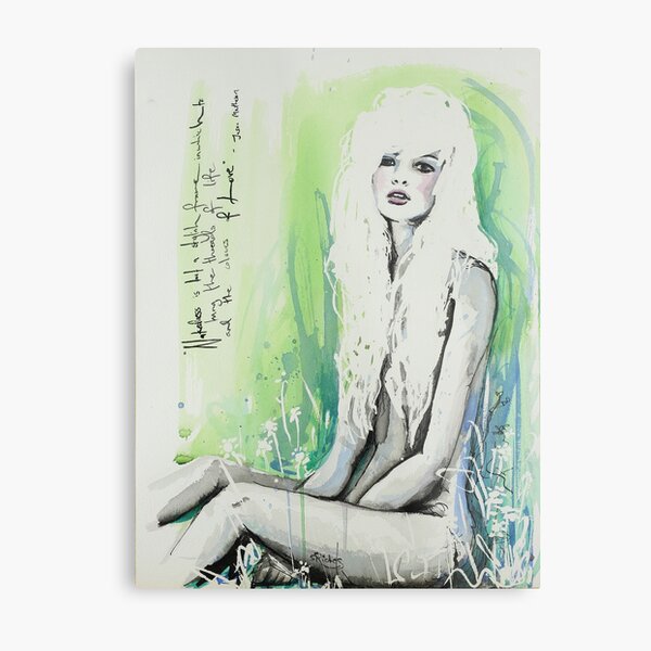 A Stylish Frame Metal Print