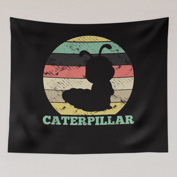 Item preview, Caterpillar insect retro vintage designed and sold by Imutobi.