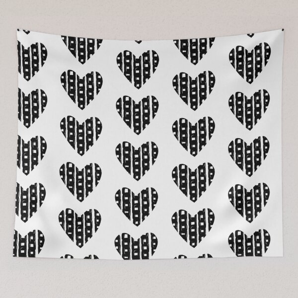 Item preview, Chain Heart Black designed and sold by xalexiart.