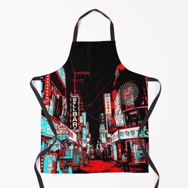 Item preview, abstract red and blue nights designed and sold by calinedesign.